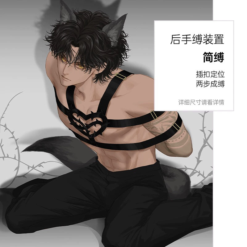 纵锦浪里云织多功能后手缚束缚带捆绑羞耻玩具sm道具情趣调教用品