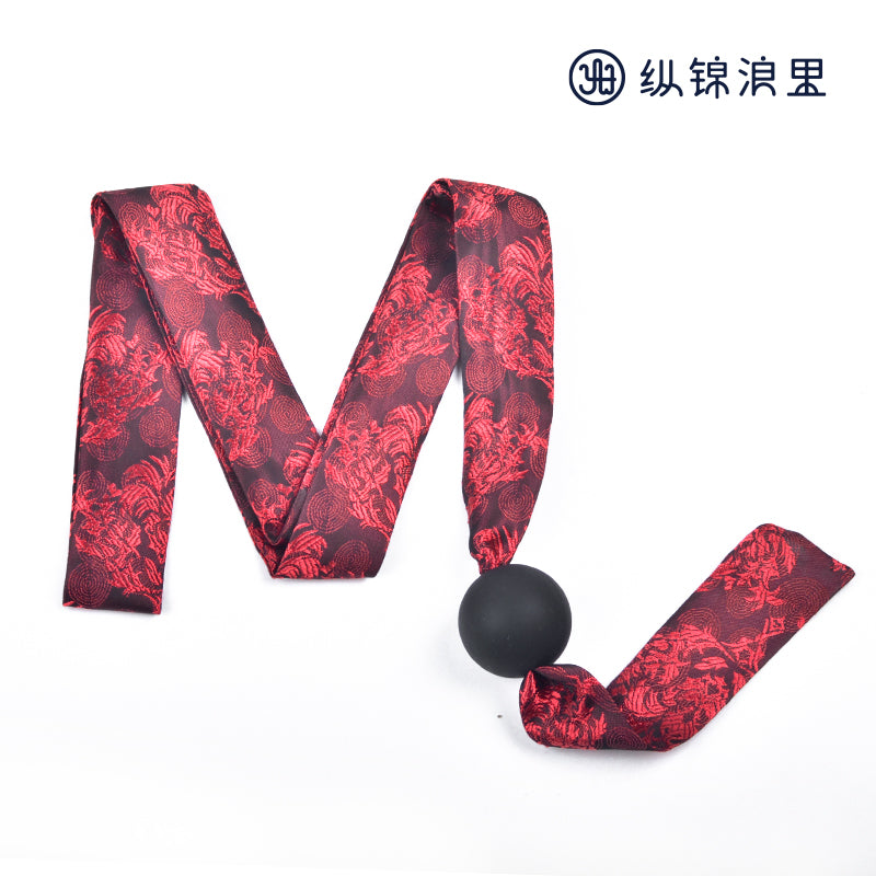 SM Silicone Mouth Ball Mouth Plug Mouth Water Ball Embroidery Imitation Ribbon Ribbon Binding Prop