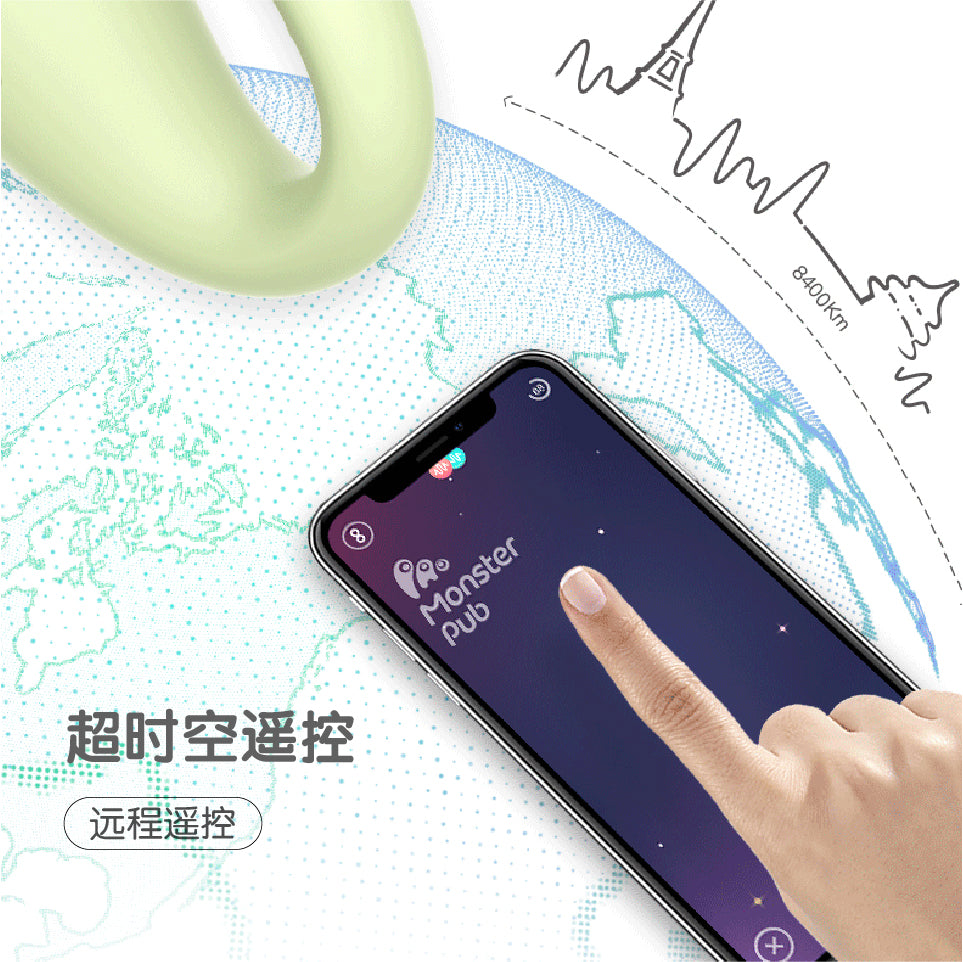Monster 1X Wearable Body Jumping Egg Remote Control Women's Fun Products