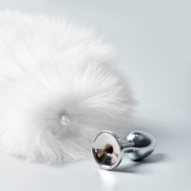 Sm real fox fur tail detachable anal plug adult products cospaly role-playing shame exposed