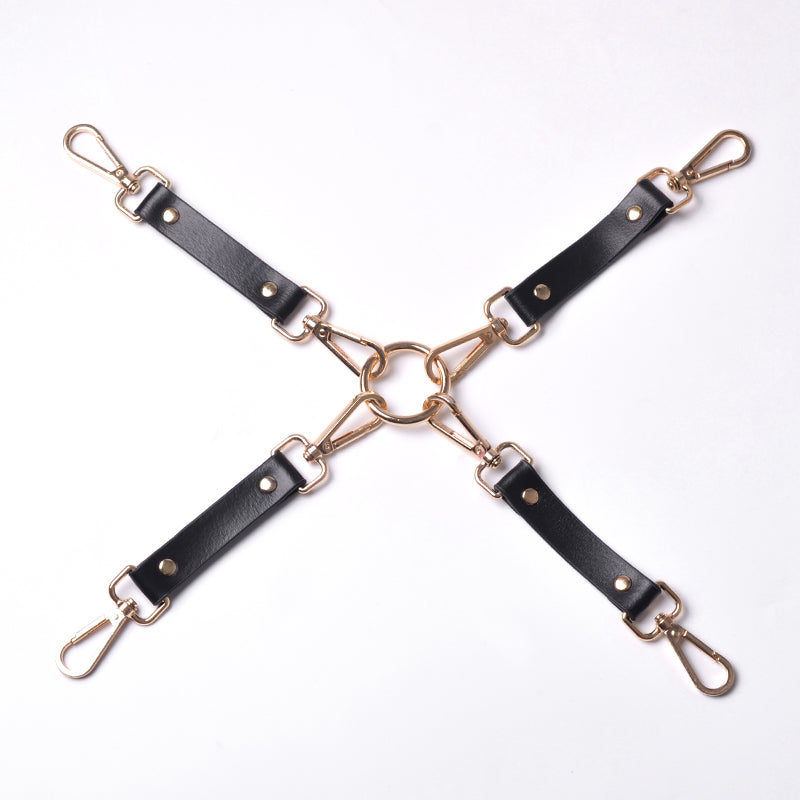 SM Fun Supplies Cross Buckle Chain Traction Dog Chain Binding Binding Master Slave Flirting Toy Accessories