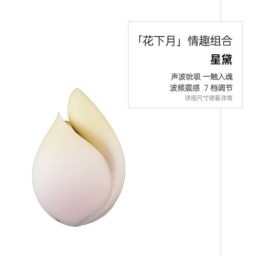 Flower Next Month Pressure Vibration Fun Toy Combination Set Jumping Egg Sucking Vibration Rod