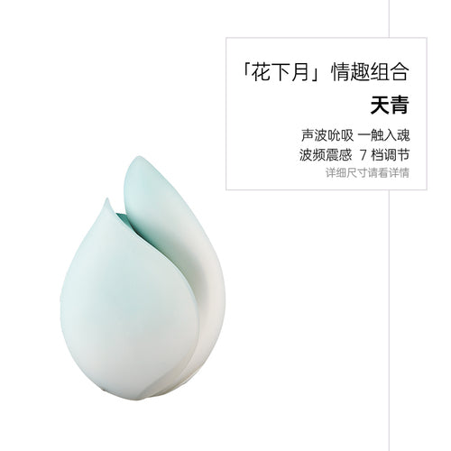 Flower Next Month Pressure Vibration Fun Toy Combination Set Jumping Egg Sucking Vibration Rod