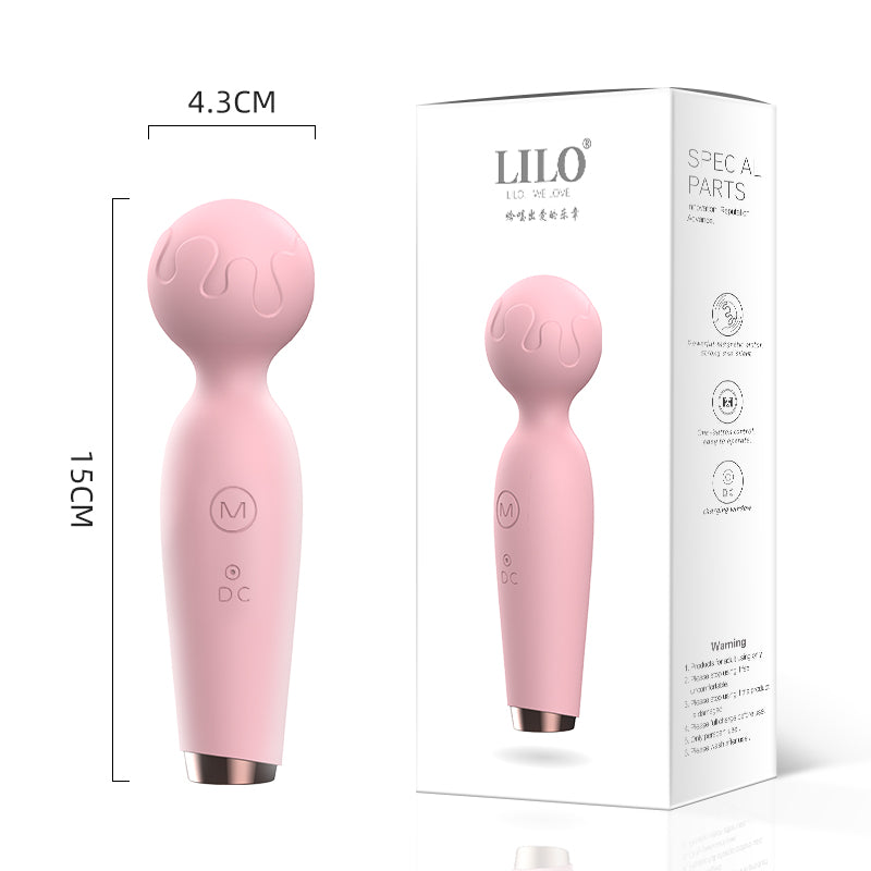 Mini microphone AV vibrator for women's G-point massage orgasm masturbator for beginners flirting toy