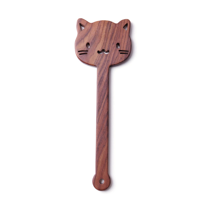 SP Tool Mini Cat Solid Wood Small Hand Clap Rattle Warning Punishment Toy