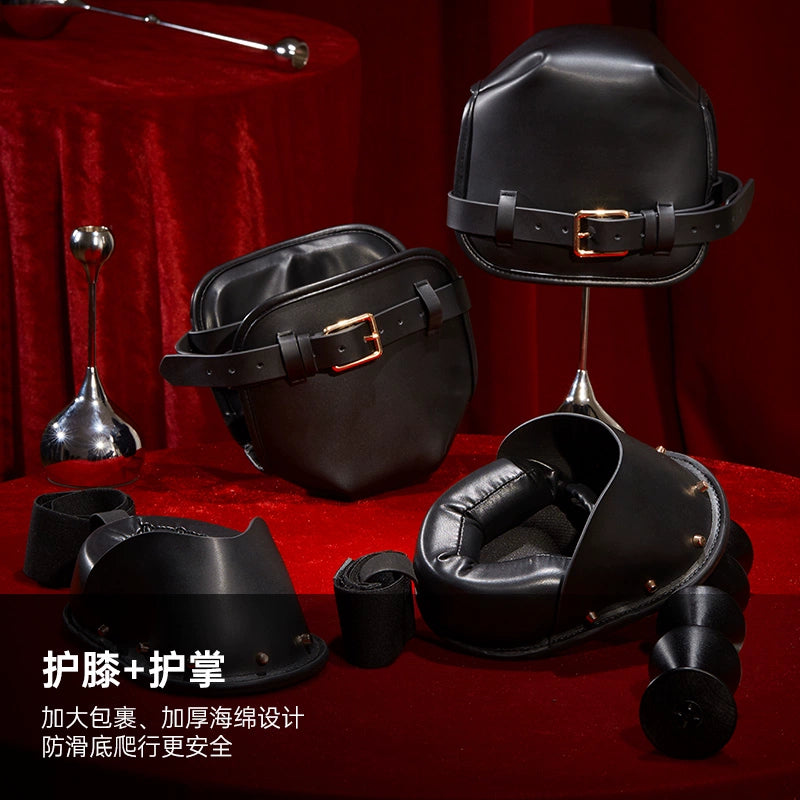 【重磅新品】纵锦浪里 马术套装 SM道具女王调教捆绑口球牵引爬行