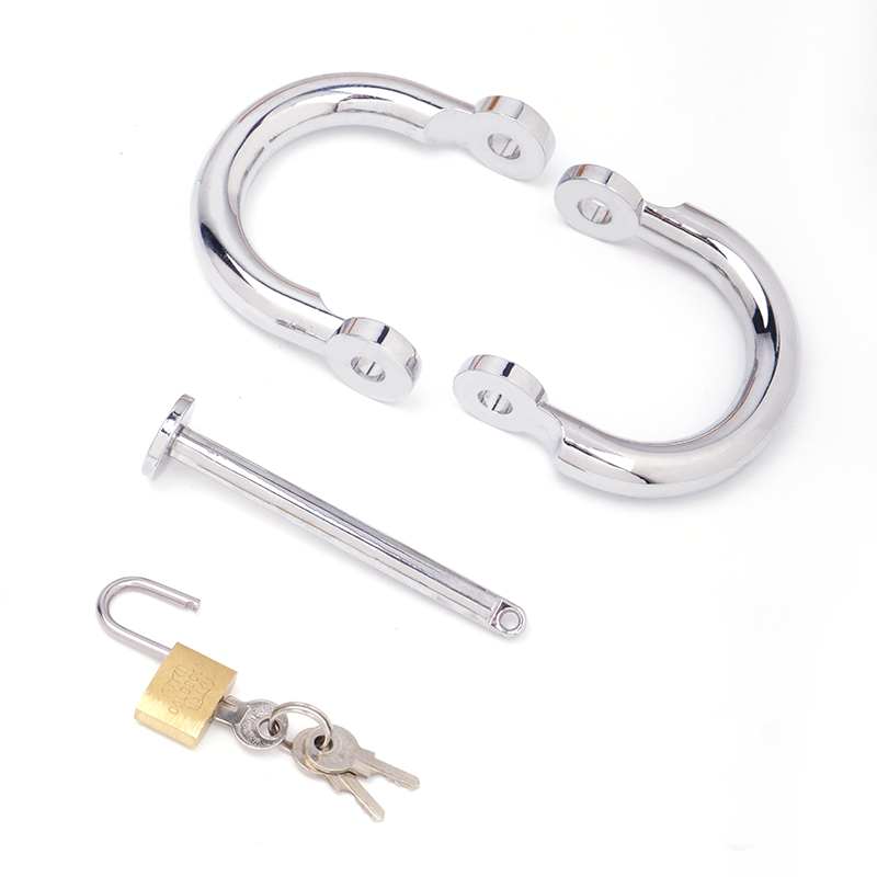 SM props, QQ handcuffs, foot cuffs, fixed and bound metal material training tools